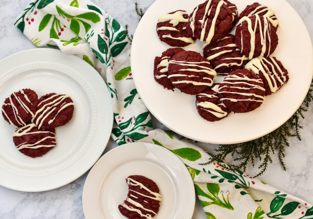 red velvet low carb cookies