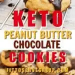 keto peanut butter chocolate cream cheese cookies