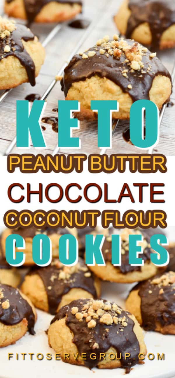 Keto Peanut Butter Chocolate Cookies · Fittoserve Group