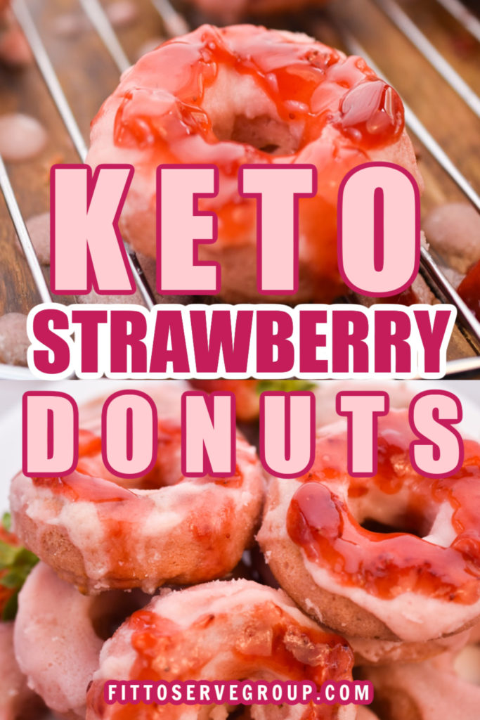 Keto Strawberry Donuts