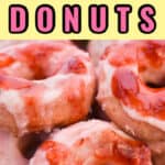 Keto strawberry donuts