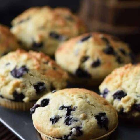 blueberry keto muffins