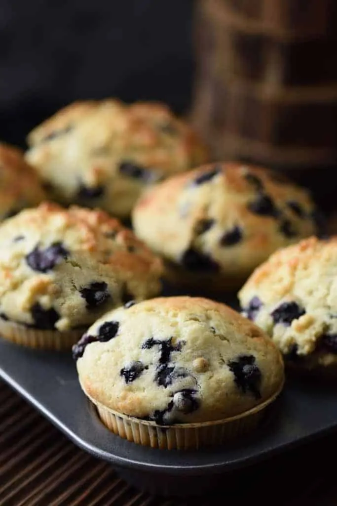blueberry keto muffins