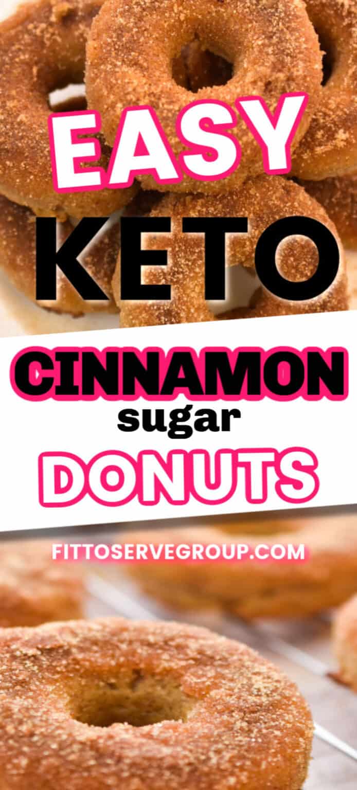 Keto Cinnamon Sugar Donuts · Fittoserve Group