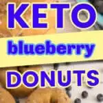 keto blueberry donuts