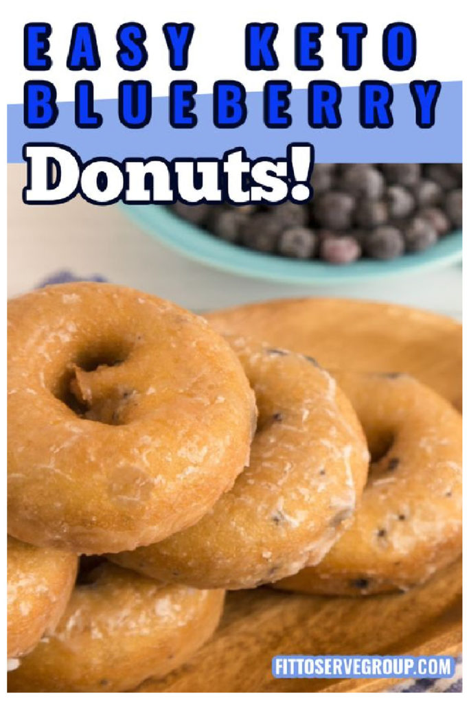 Keto Blueberry Donuts