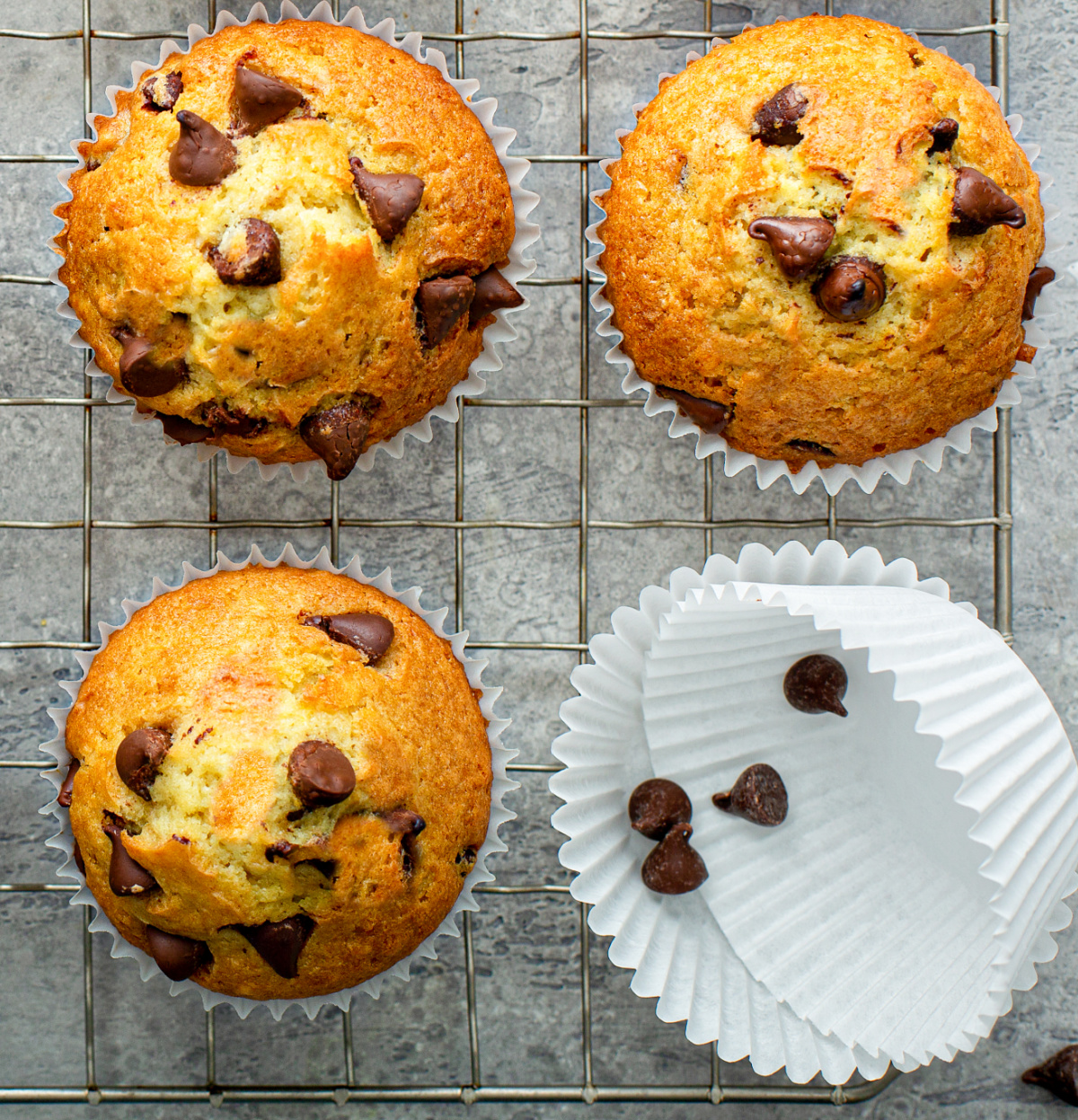 Low Carb Chocolate Chip Cupcakes