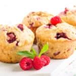 Easy keto raspberry muffins