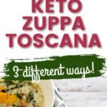 Keto zuppa toscana soup