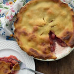 low-carb strawberry rhubarb pie