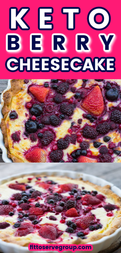 Easy Keto Berry Cheesecake