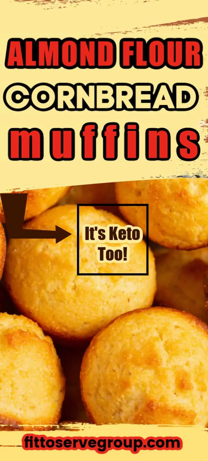 almond flour cornbread keto friendly a close up image in a basket