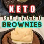 low carb skillet brownies long pin