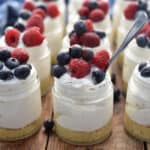 keto friendly no bake cheesecakes in mini jars