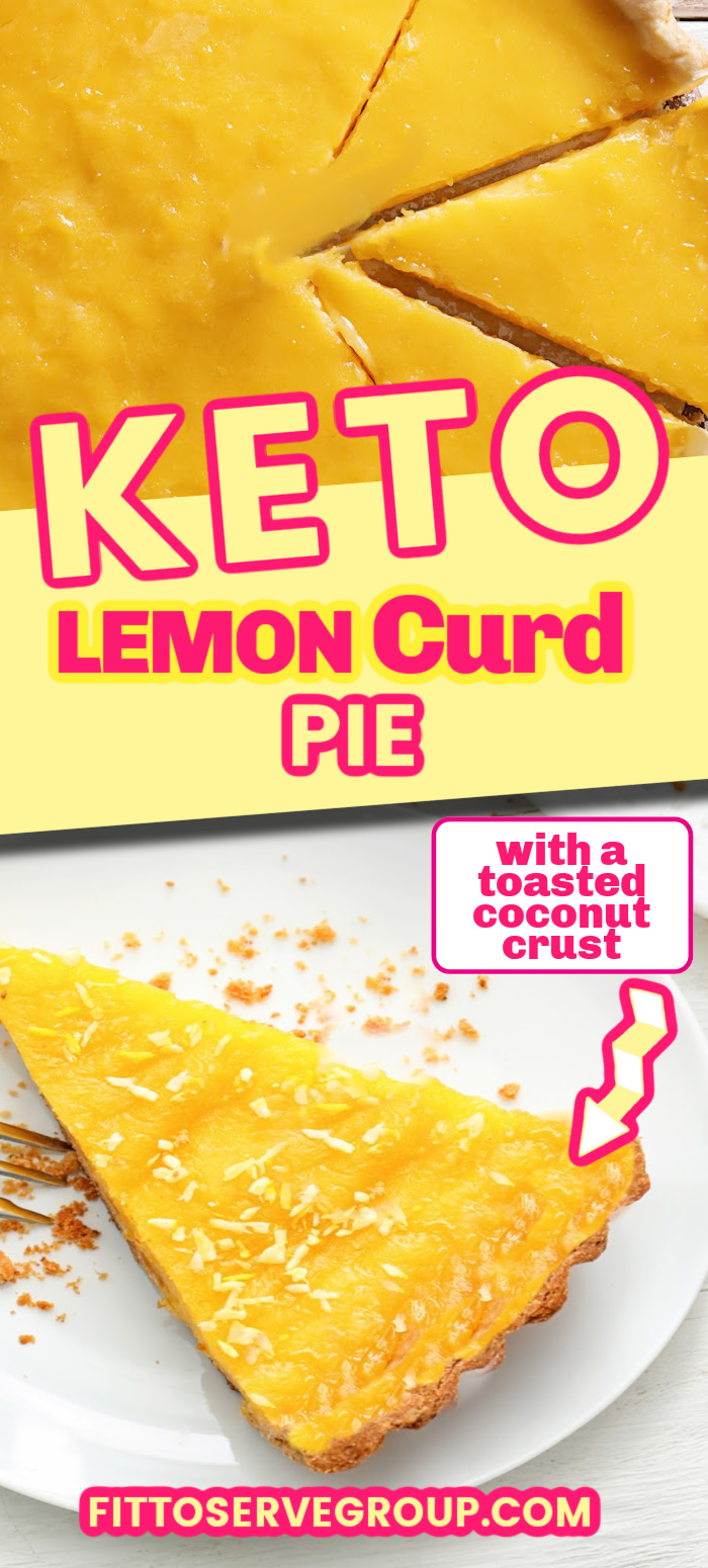 Keto Lemon Curd Pie
