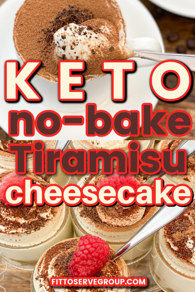 Keto no-bake tiramisu mini cheesecakes