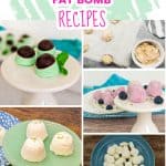 Cream Cheese Fat Bomb Recipes Collage Pin