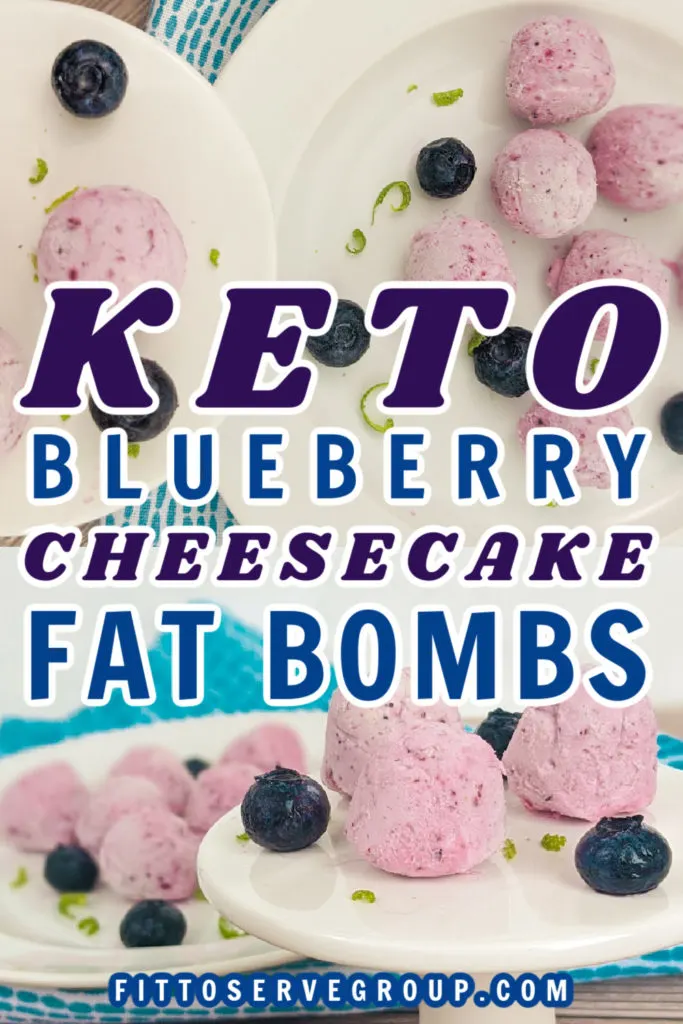 Blueberry Cheesecake Fat Bombs