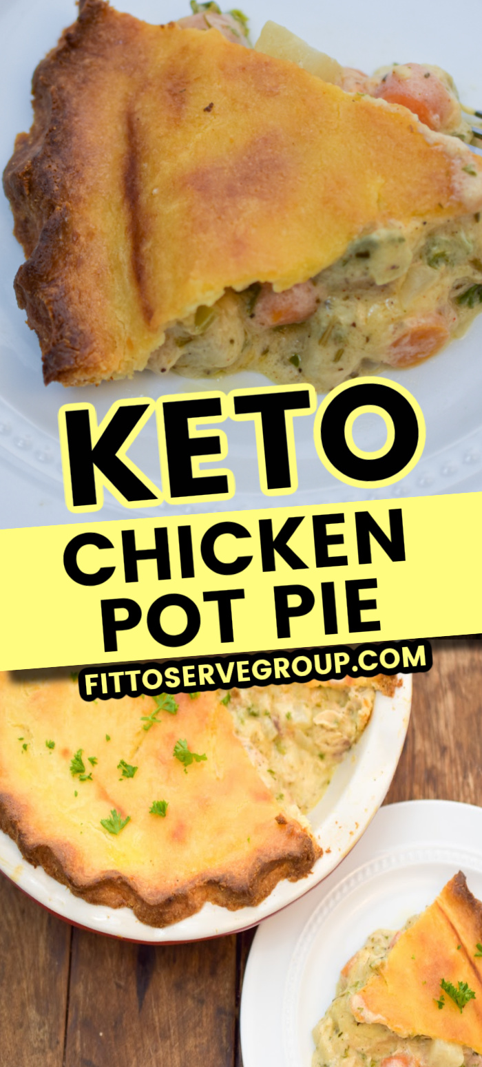Keto Chicken Pot Pie · Fittoserve Group