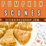Keto pumpkin scones pin