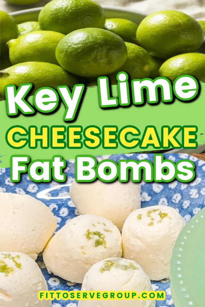 Key Lime Cheesecake Fat Bombs