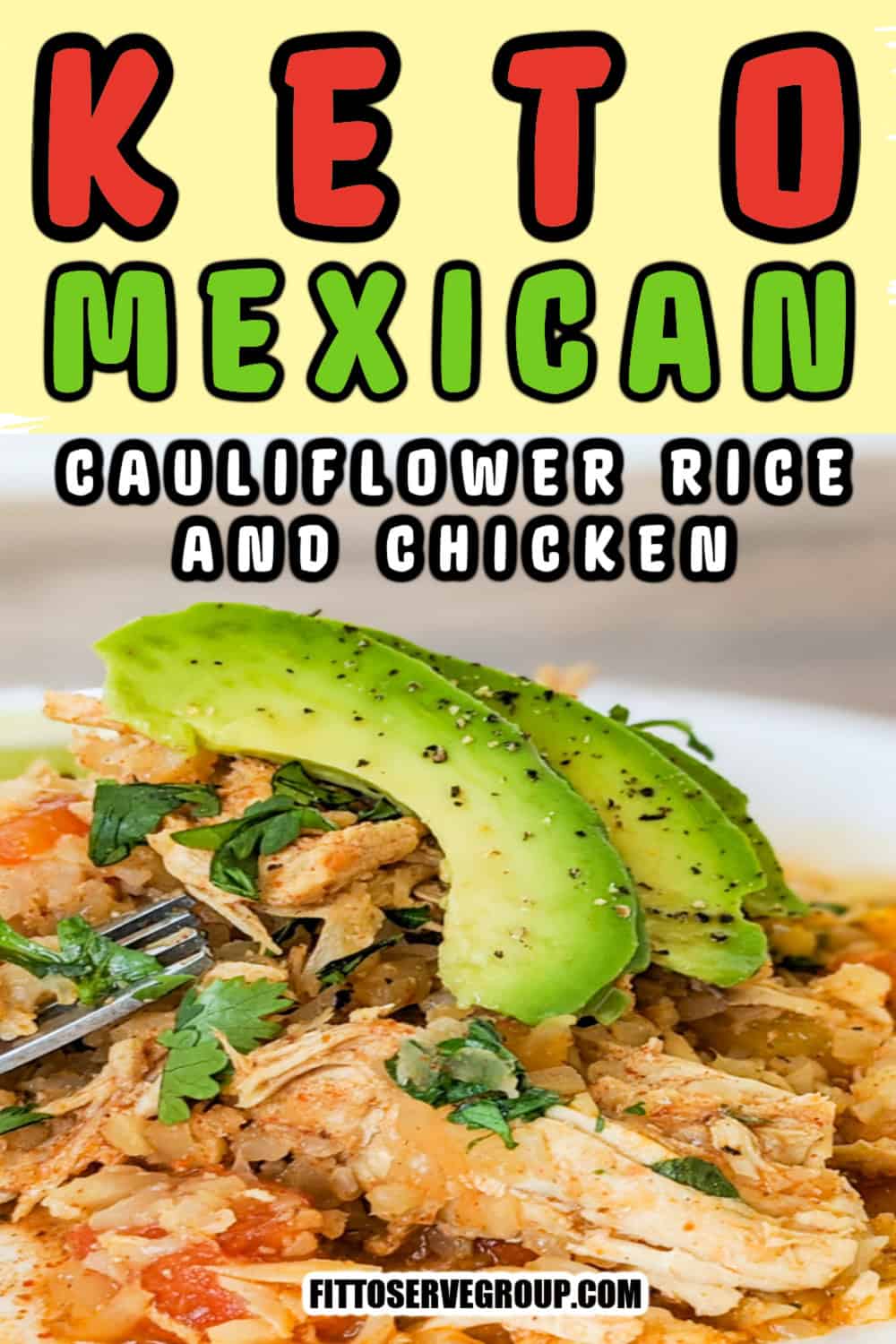 Easy Keto Mexican Cauliflower Rice And Chicken