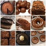 Collage Of Hershey’s Cocoa Powder Keto Recipes