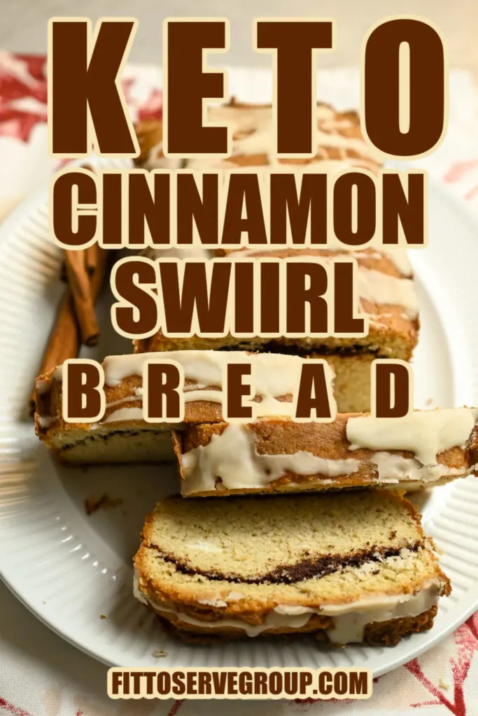 Keto cinnamon swirl bread