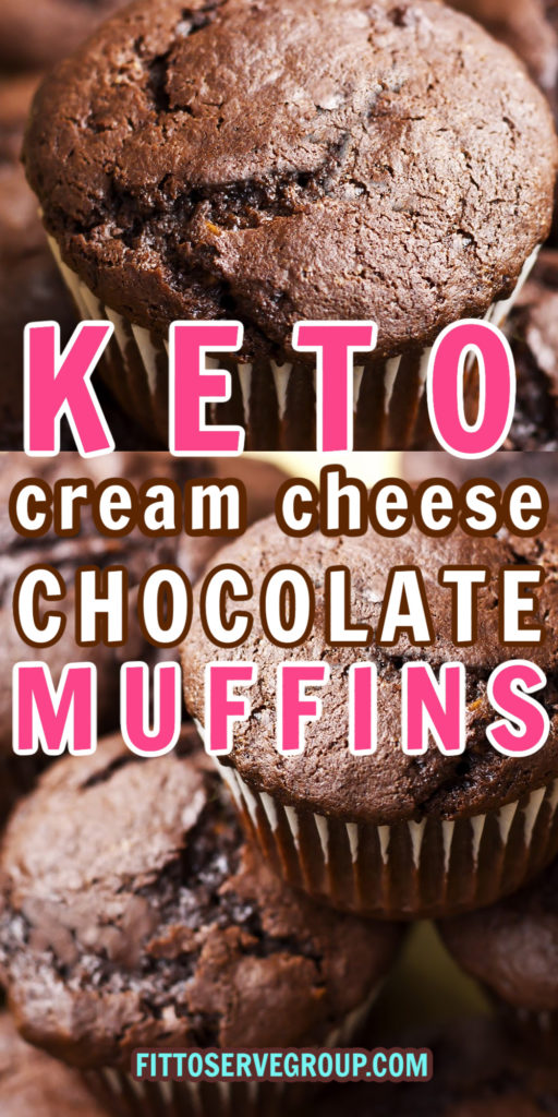 keto cream cheese chocolate muffins EASY