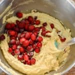 Keto Cranberry Christmas Cake Batter