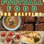 Keto Football Food Pin Collage