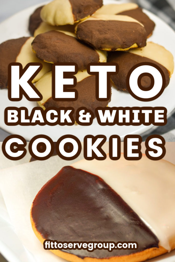 Keto Black & White Cookies