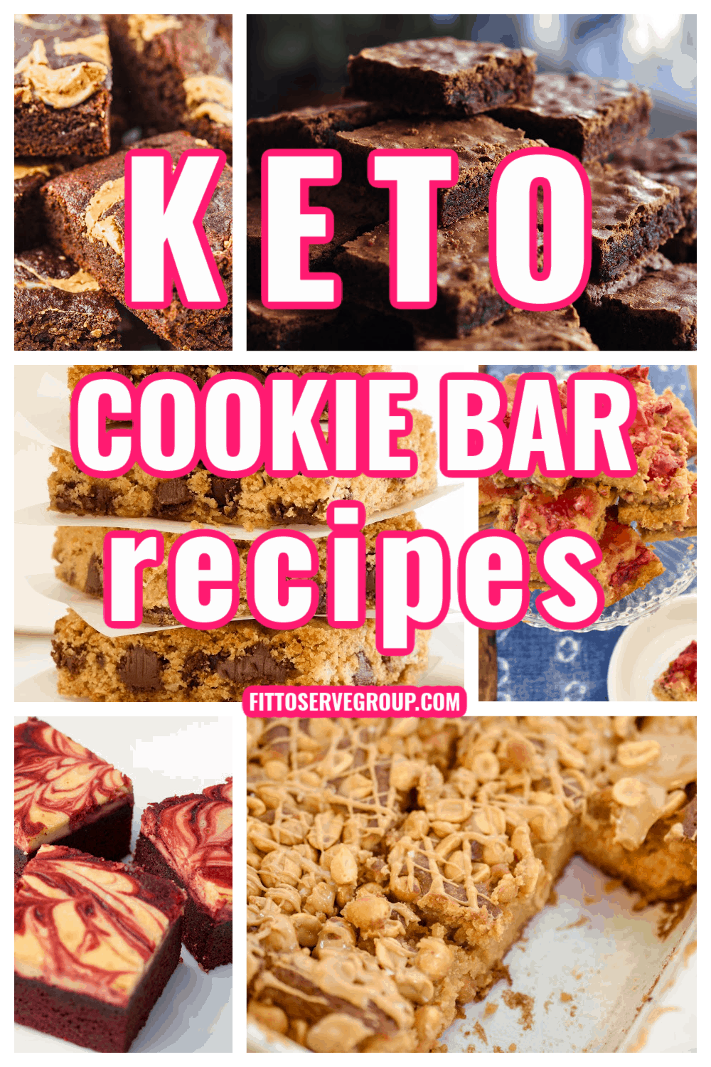 A keto cookie bar recipe collection