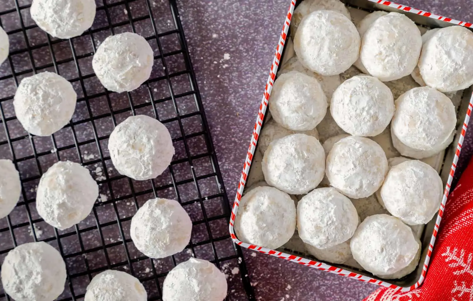 Keto Mexican cookies boxed and ready to gift