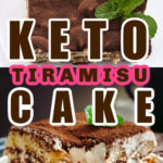 Keto tiramisu cake, gluten-free