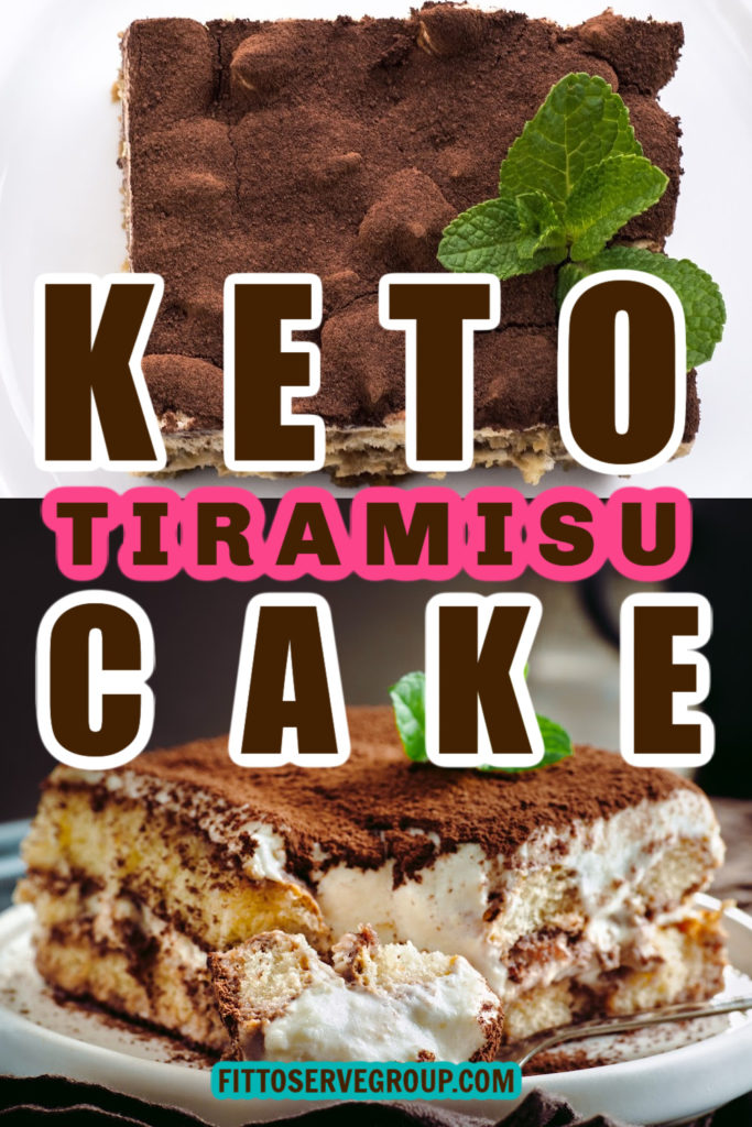 Keto tiramisu cake, gluten-free