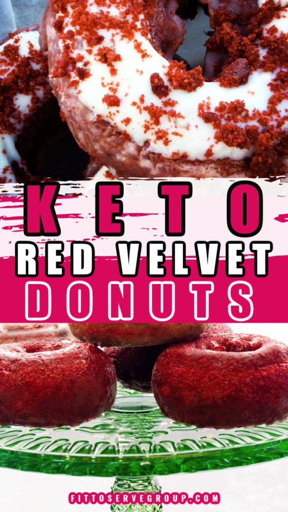Keto Red Velvet Cake Donuts, Gluten-Free