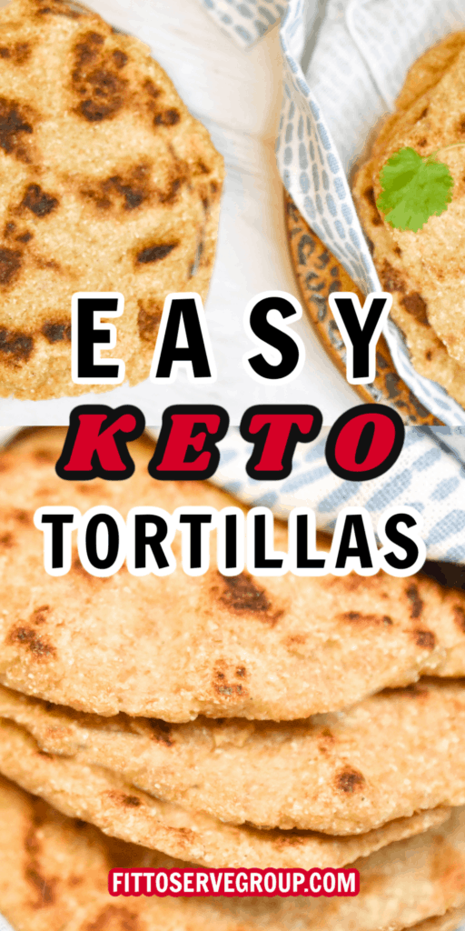 easy keto tortillas made with flax meal pin