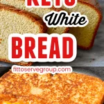 easy keto white bread used to make a grilled cheese