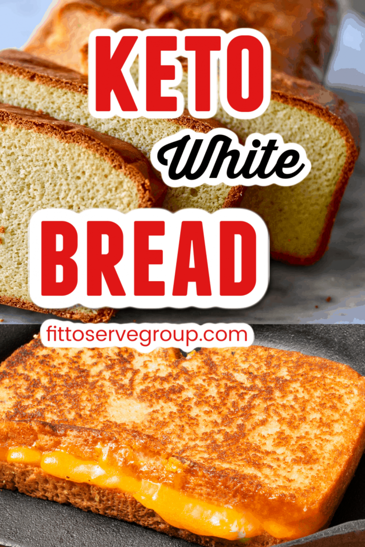 easy keto white bread used to make a grilled cheese