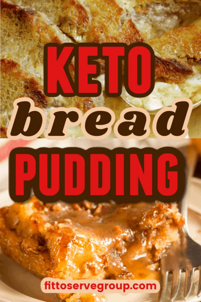 Keto Bread Pudding, gluten free bread pudding