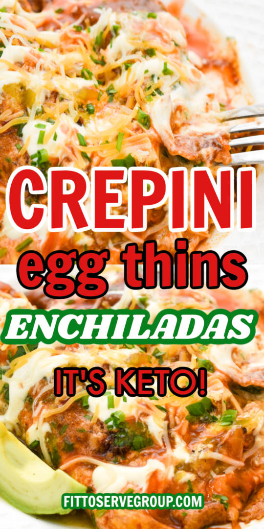 Keto Chicken Enchiladas, Crepini Egg Thins Enchiladas · Fittoserve Group