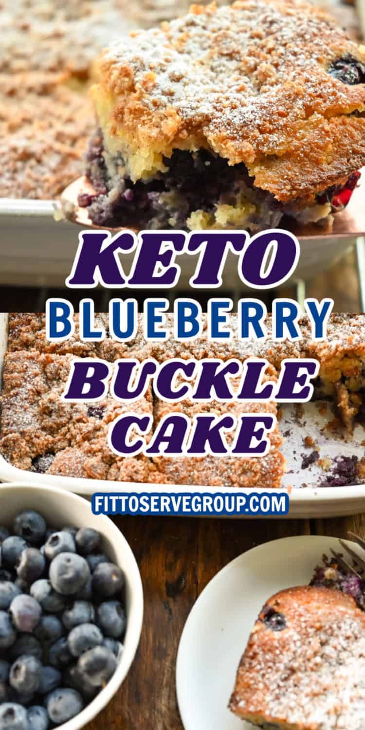 Keto Blueberry Buckle (Coffee Cake) · Fittoserve Group