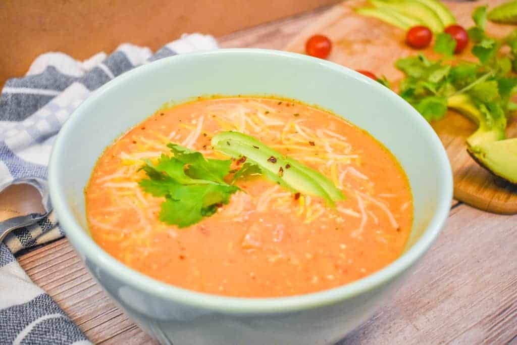 Easy Keto Chicken Taco Slow Cooker Soup · Fittoserve Group