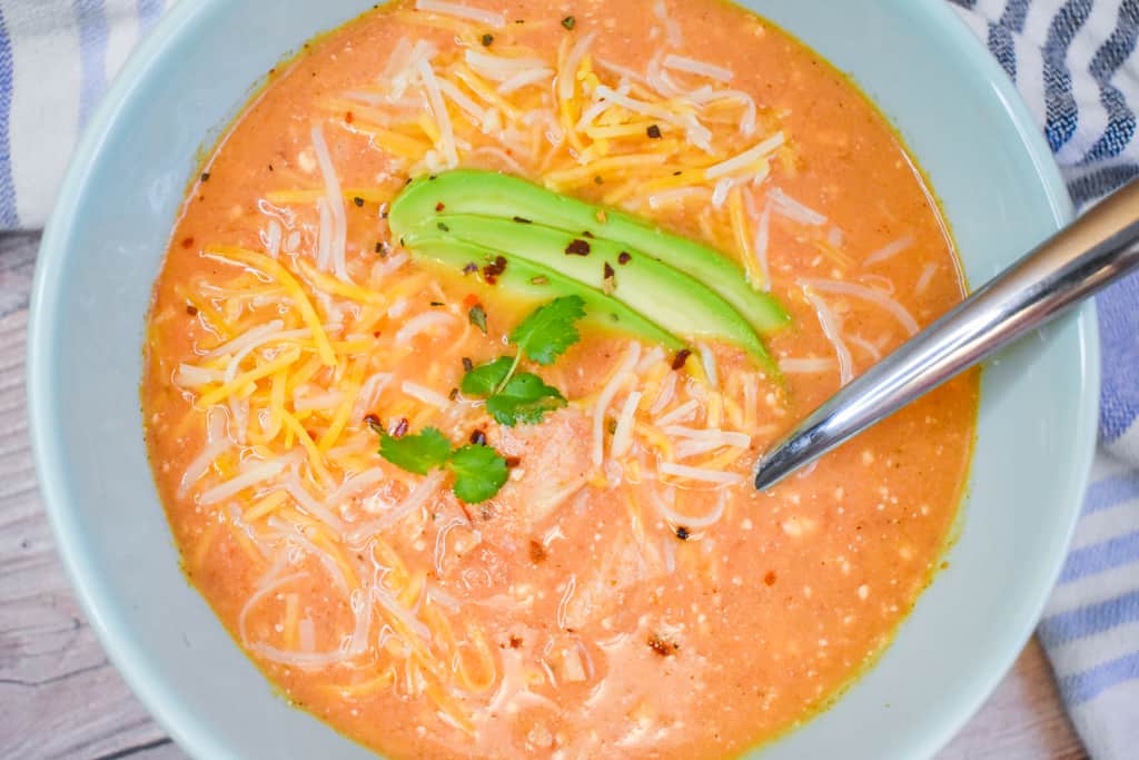 Easy Keto Chicken Taco Slow Cooker Soup · Fittoserve Group