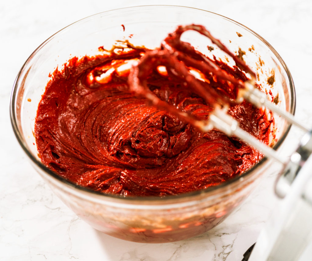 keto red velvet cake batter