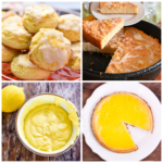 keto lemon recipes featured image collage