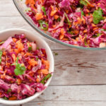 keto red cabbage carrot salad featured image
