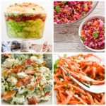 keto salad recipes collage featured image