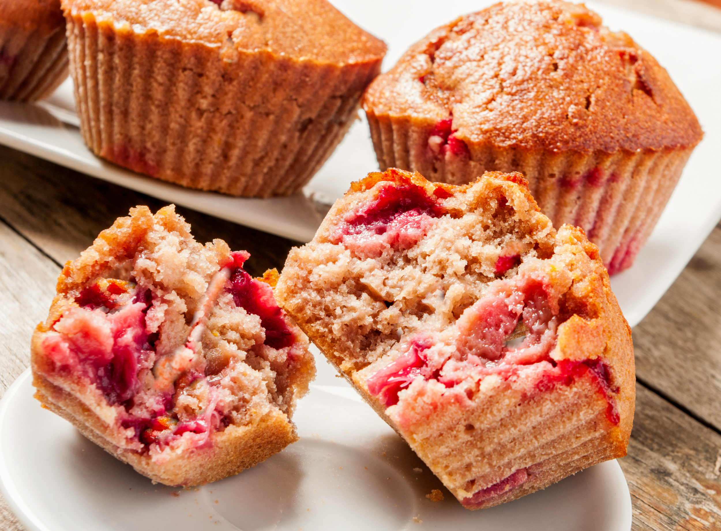 Keto Strawberry Rhubarb Muffins · Fittoserve Group